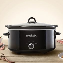 Crock-Pot Manual 7-Quart Slow Cooker – Black