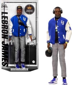 Barbie Signature LeBron James Kenbassadors Doll Collectible with Varsity Jacket