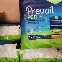 Prevail Per-fit Daily Underwear 12 Count Extra Extra Large 68"-80"