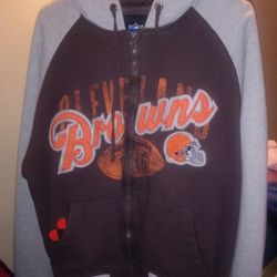 Cleveland Browns Heavy Hooded Jacket XL