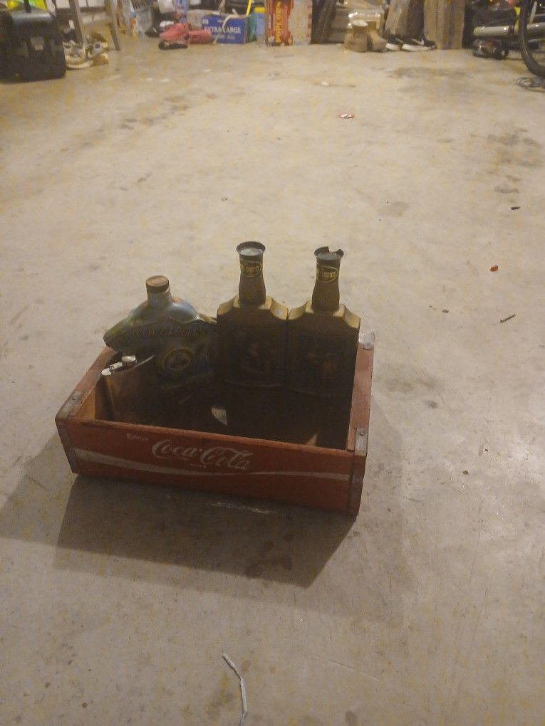 Antique bottles.