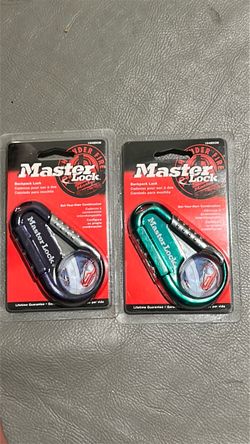Master Lock Backpack Locks – Set of 2