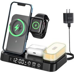5 in 1 Wireless Charger Foldable Charging Station iPhone AirPods Apple Watch 
