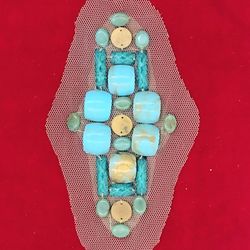vintage resin cabochon applique