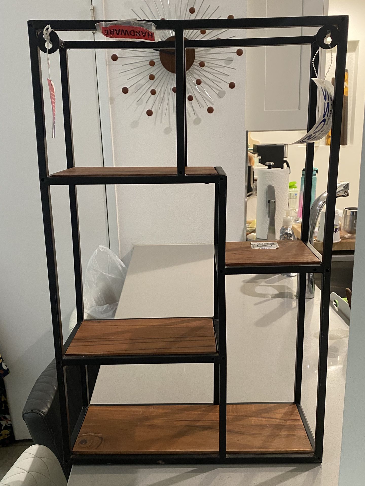 NEW Shelves Wood And Metal