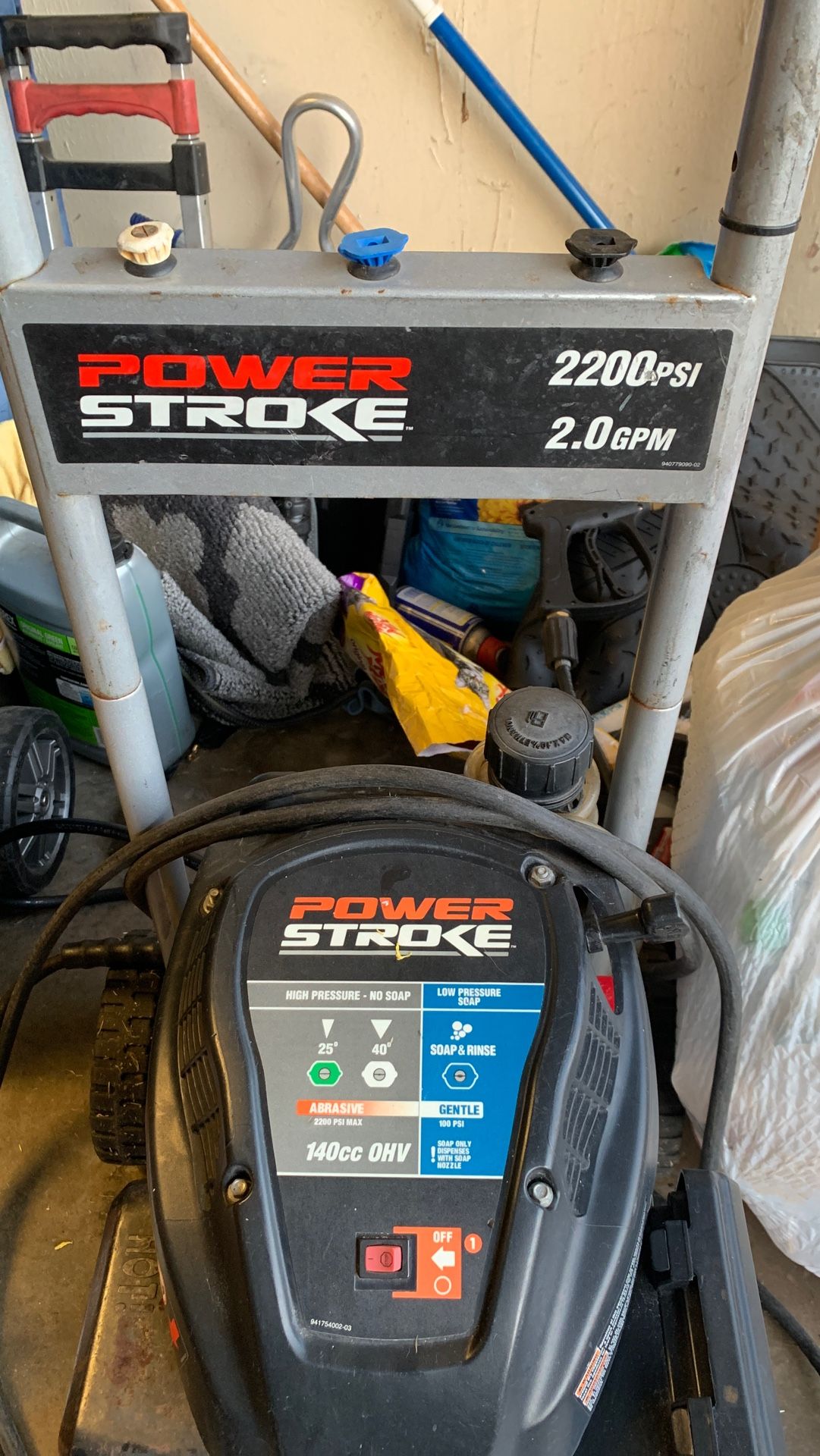 Power stroke power washer 2200 PSI 2.0 GPM for Sale in Grapevine, TX