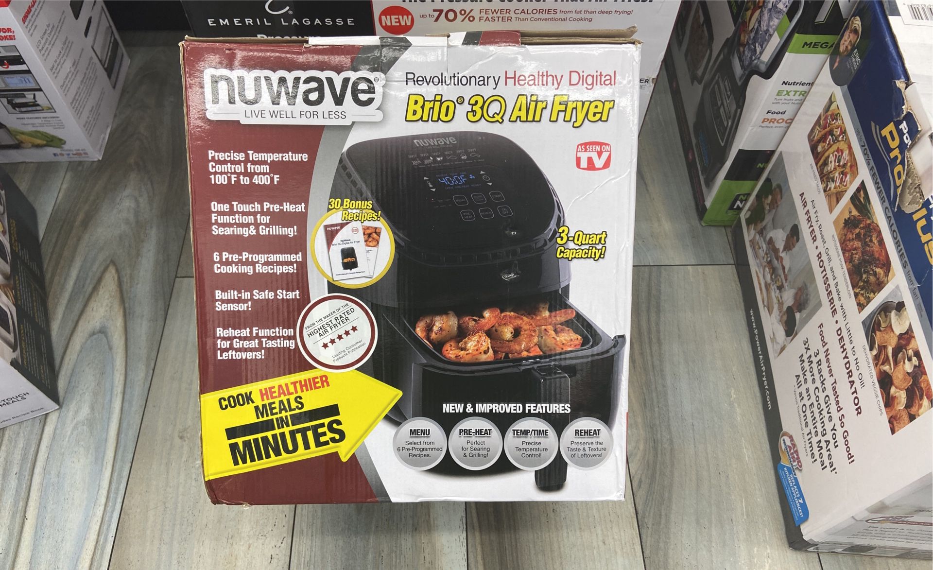 New NuWave Brio 3 Quart Air Fryer