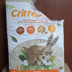 Dust-Free Natural Paper Small Pet Bedding with Odor Control, 60 L

