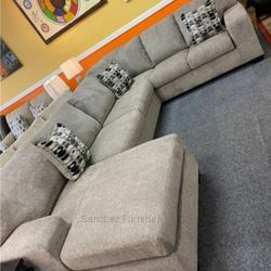 U SHAPED 3 PIECES LARGE SECTIONAL COUCH SAME DAY DELIVERY