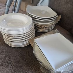 Porcelain Plates And Bowls. 30+