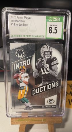 Jordan Love 2020 Panini Mosaic 8.5 CSG SLAB