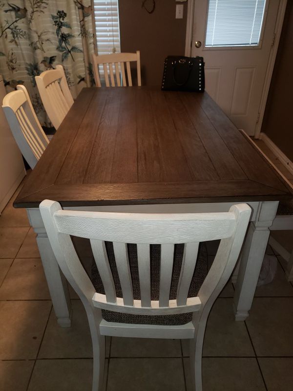 Brand new ashley farmhouse table for Sale in Fort Worth, TX OfferUp