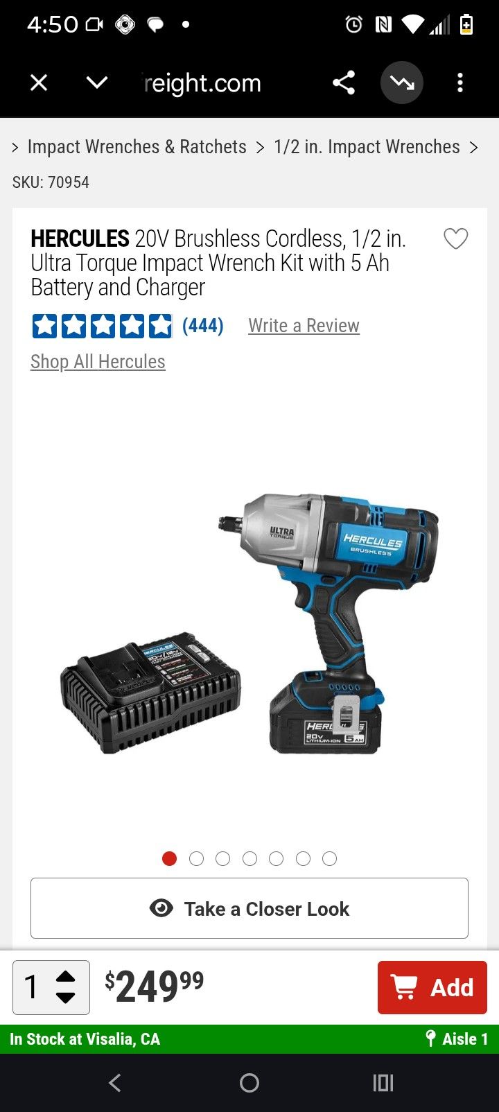 20 V 1/2 Ultra Impact Kit