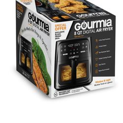 Gourmia 8-Quart Digital Window Air Fryer
