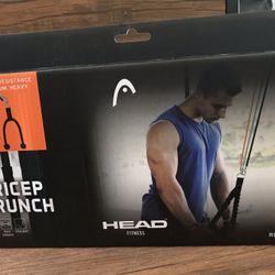 Head Fitness Tricep Crunch - 3 Levels Of Resistance - Brand New! 