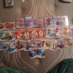 31 2025 Topps Chrome Disney And Pixar Cards 6 Silver Refractors, 4 Icons Inserts, And 21 Base For Cheap!