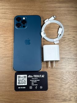 📱 iPhone 12 Pro Max | 128GB | Pacific Blue | Unlocked (Any Carrier)