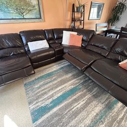 Large Reclining Sectional Sofa (powered)