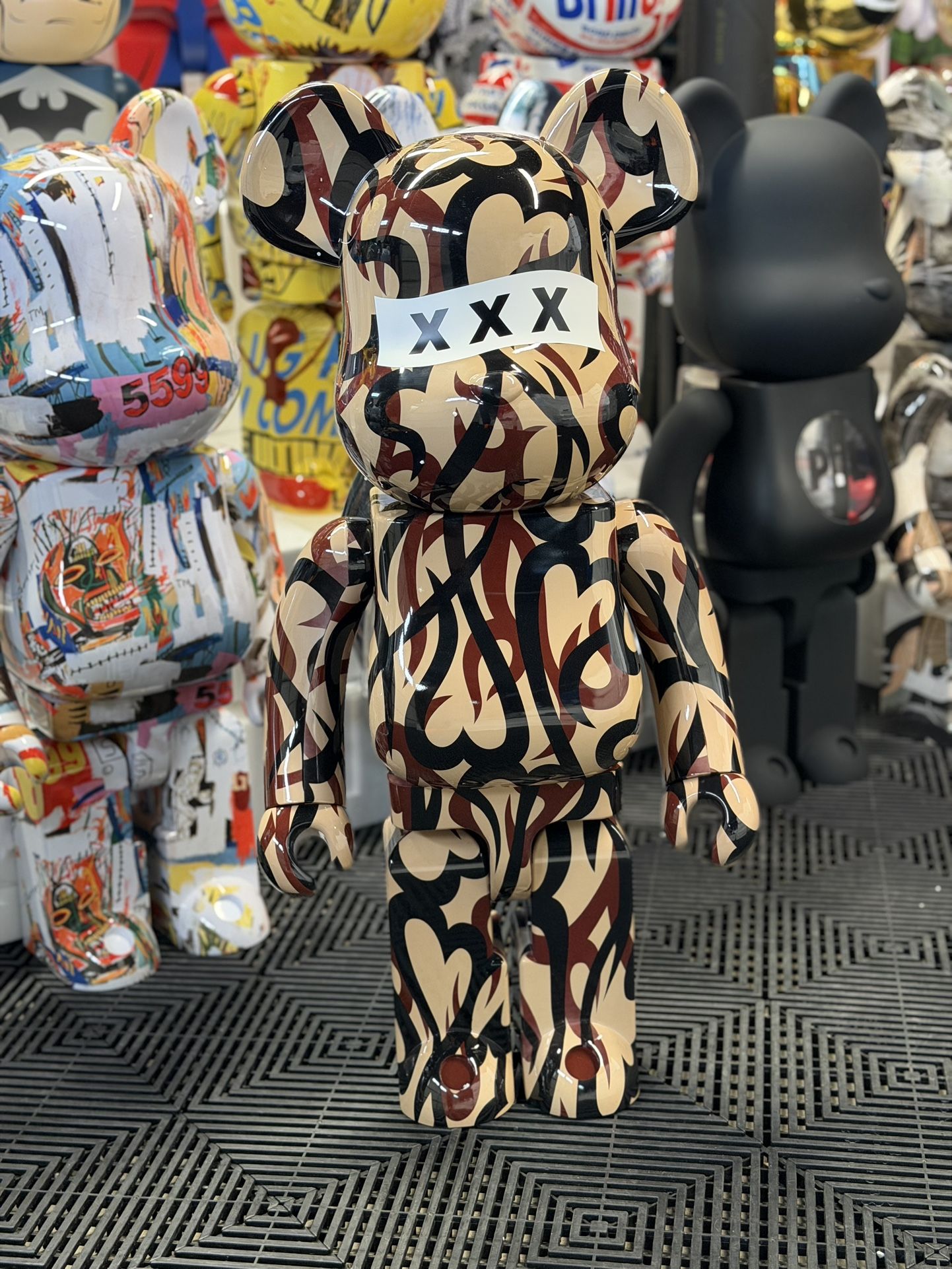 Bearbrick × NUMBER (N)INE x GOD SELECTION XXX (NUMBER (N)XXX) 1000%