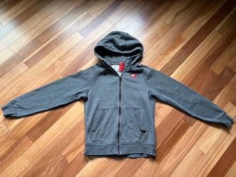 Nike Full-Zip Fleece Hoodie Gray women’s XS