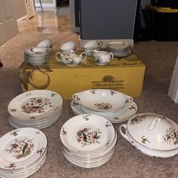 Bohemian Czechoslovakia China Set  