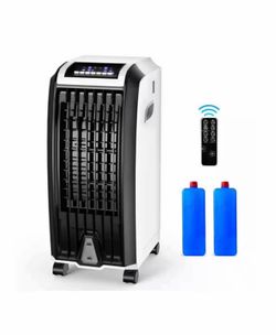 Gymax 5000 BTU Evaporative Portable Cooler Fan Not Portable Air Conditioner with Remote Control in Multi-Colored
