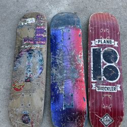 A Lot Of Three Skateboards Make Offer Please Make Offer Please
