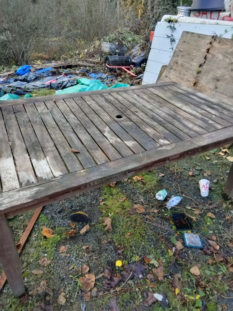 Outdoor Table, Solid, $ 60 , Used It In My Nursery 