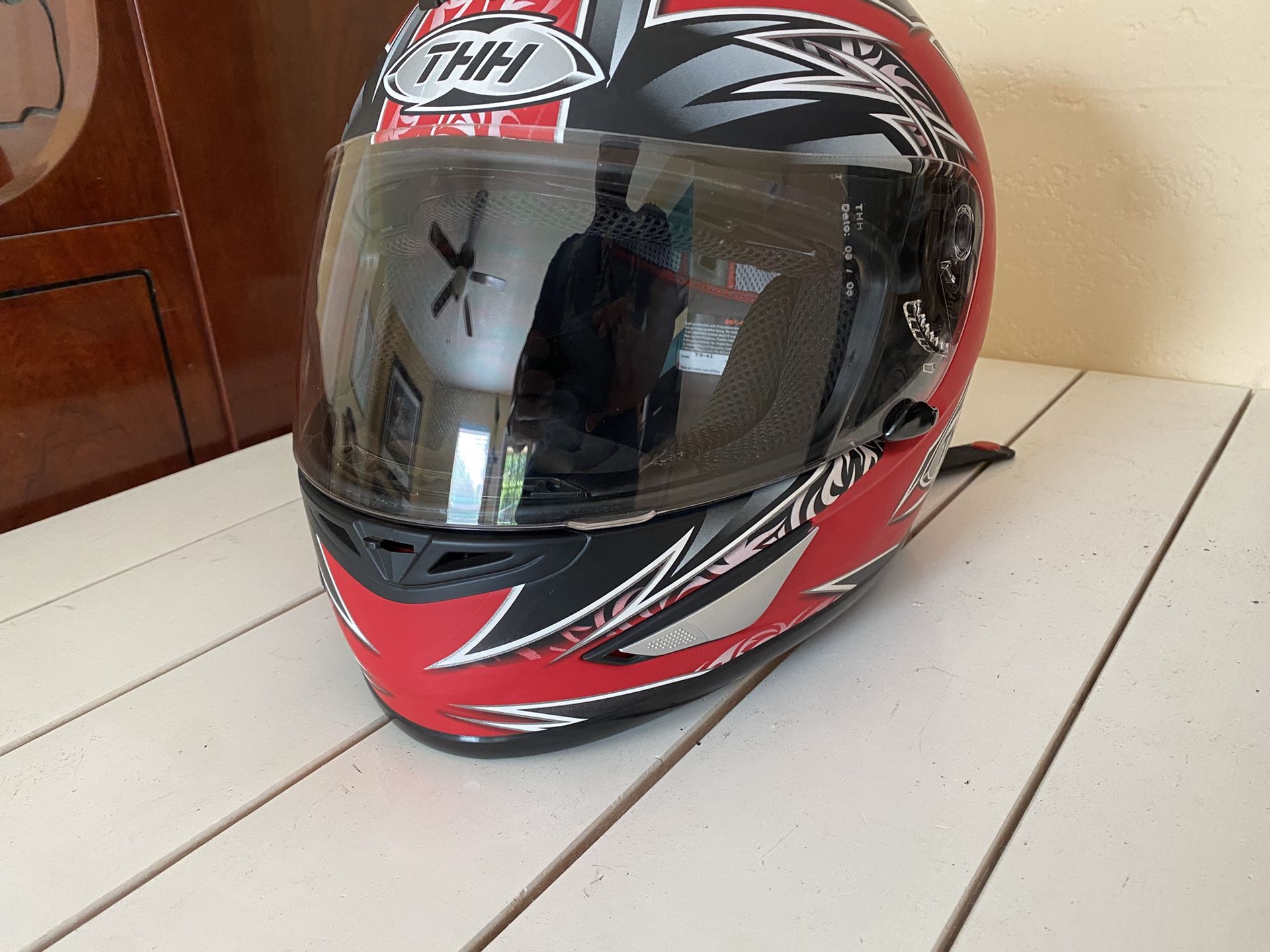 Full Face Motorcycle Helmet - L