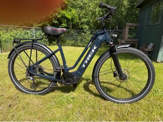 Trek Allant 7+ Low Step Electric bike - Nautical Blue - small