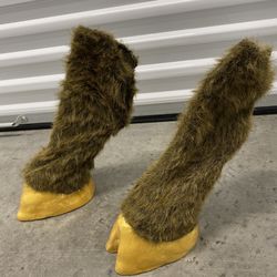 Goat Satyr Ren Faire Furry cosplay hoof boots