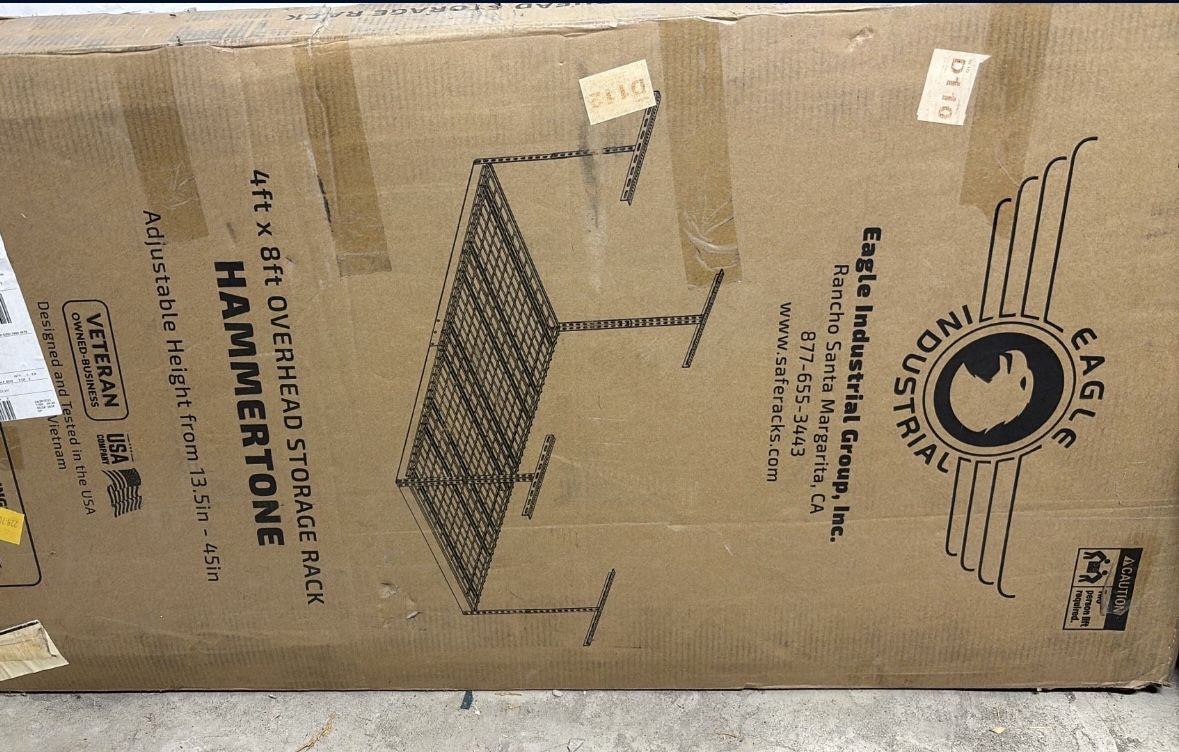 NEW SafeRacks 4x8 Garage Storage Rack 