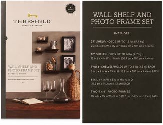 Brand NEW FLOATING WALL SHELVES SET OF 6