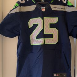 Used Authentic Nike Elite Football Seahawks Jersey 