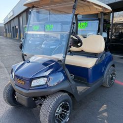 2025 CPO CUSTOM CLUB CAR TEMPO 2 PASSENGER GOLF CART W/ NEW BATTERIES