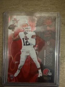 Shedeur Sanders /25 Rookie Card
