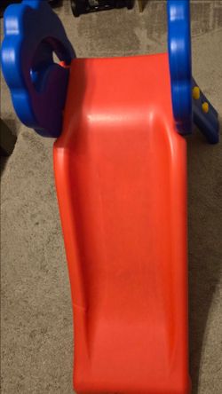 Kids Plastic Slide Red and Blue