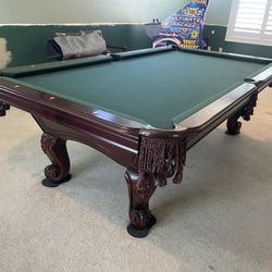 Pool Table 8ft ( Free Delivery & Set Up & New Color Felt Of Your Choice ) 