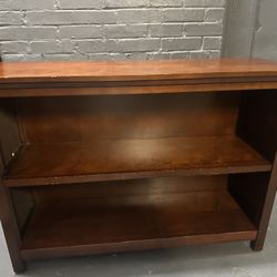 pottery barn kids cameron bookcase 2 shelf in espresso