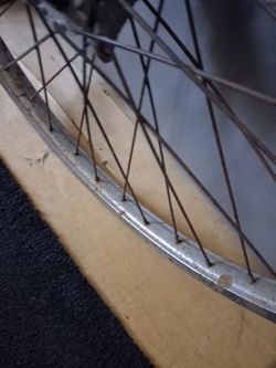 26""  cruiser front wheel. Used