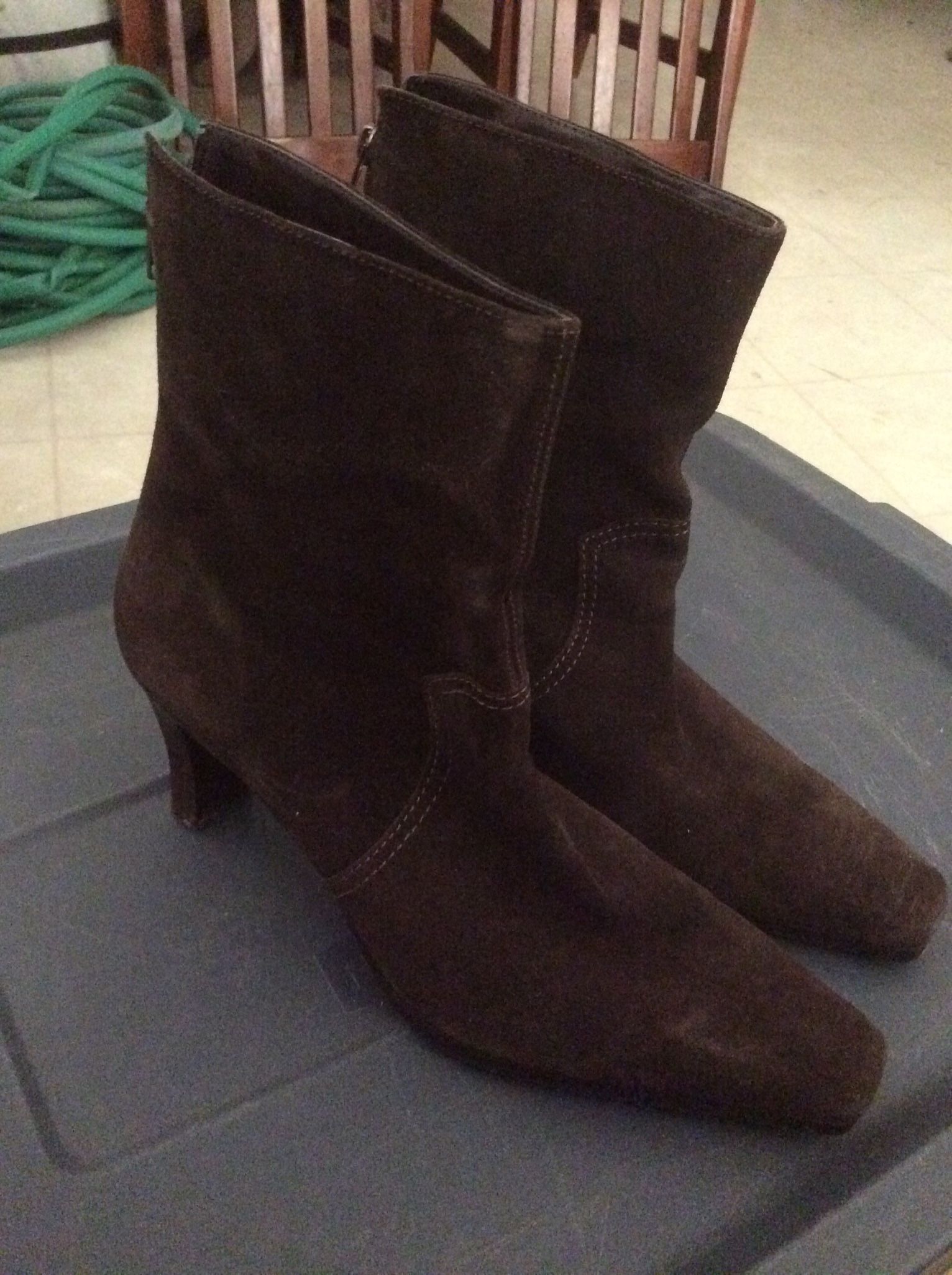 Brown Suede Boots