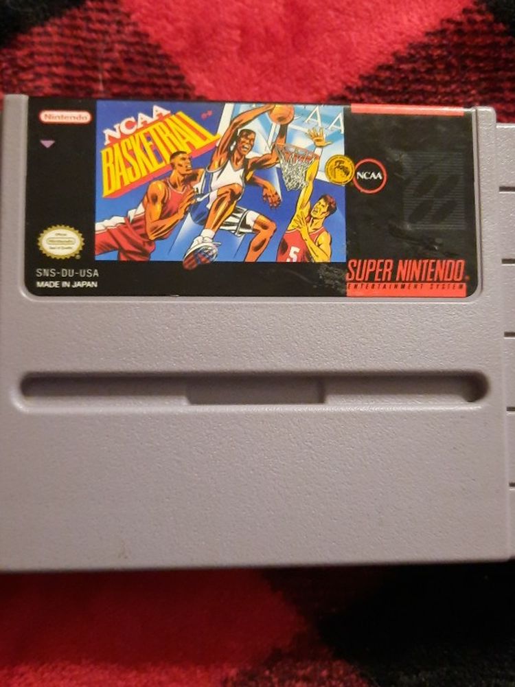 NCAA Basketball Super Nintendo Game