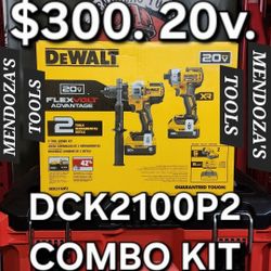 Dewalt Combo Kit Flexvolt Advantage 20v MAX 