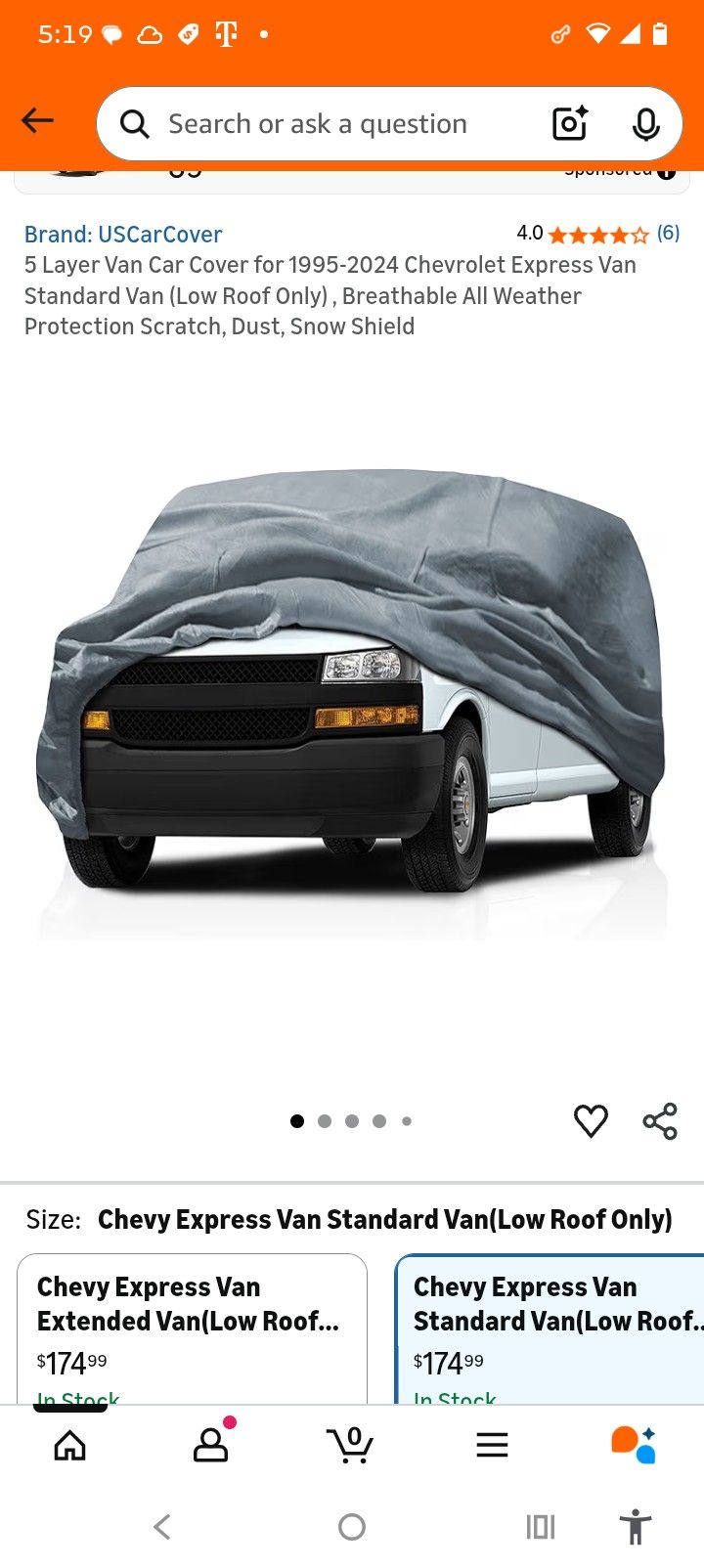 Chevy Express Van Truck Cover