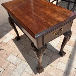 End Table, Solid Wood