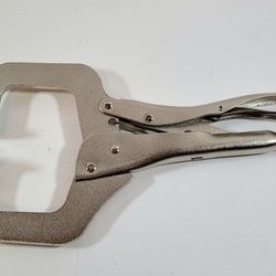 Olympia Tools 11" Locking C-Clamp, silver 

