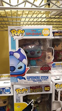 Superhero stitch disney funko pop lilo and stitch