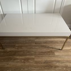 Coffee Table - White & Gold