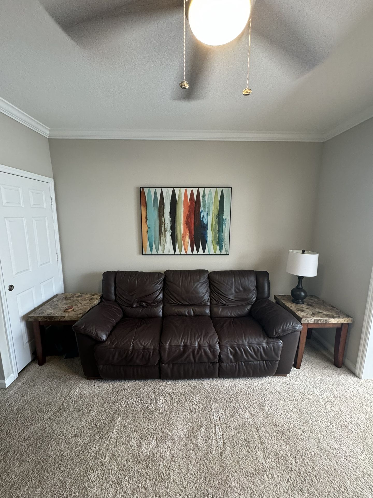 Leather Gallery Recliner Sofa