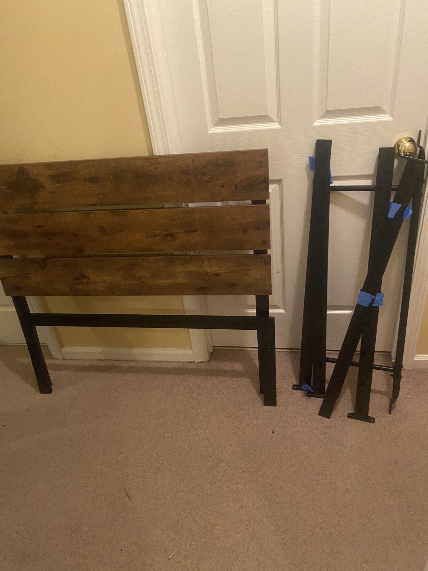 Brown Twin Bed